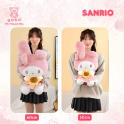 Gấu bông Kuromi Melody Ôm Hoa Hướng Dương