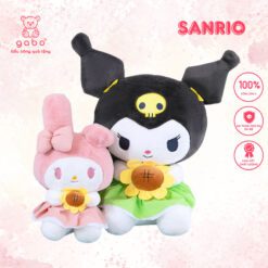 Gấu bông Kuromi Melody Ôm Hoa Hướng Dương