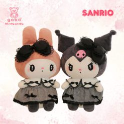 Gấu Bông Melody Mặc Váy Tiểu Thư, Kuromi Váy Ren Quý Tộc 3 Gấu Bông Melody Mặc Váy Tiểu Thư, Kuromi Váy Ren Quý Tộc