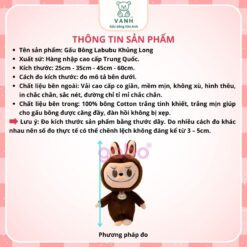 Gấu Bông Labubu Khủng Long - Labubu Siêu Hot Hit