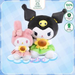 Gấu bông Kuromi Melody Ôm Hoa Hướng Dương