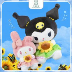 Gấu bông Kuromi Melody Ôm Hoa Hướng Dương
