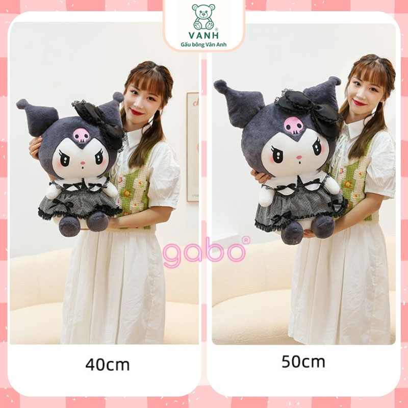 Gấu Bông Melody Mặc Váy Tiểu Thư, Kuromi Váy Ren Quý Tộc 13 Gấu Bông Melody Mặc Váy Tiểu Thư, Kuromi Váy Ren Quý Tộc