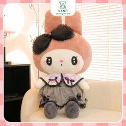 Gấu Bông Melody Mặc Váy Tiểu Thư, Kuromi Váy Ren Quý Tộc 2 Gấu Bông Melody Mặc Váy Tiểu Thư, Kuromi Váy Ren Quý Tộc