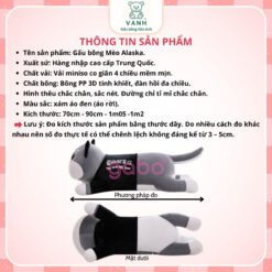 Gấu bông Mèo Alaska Siêu to khổng lồ