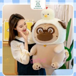 Gấu Bông Mèo Hoàng Thượng Đội Nón Vịt