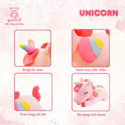 Gấu Bông Ngựa Unicorn kì lân 1 Sừng 4 Gấu Bông Ngựa Unicorn kì lân 1 Sừng