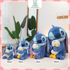 Gấu Bông Stich Ôm Vịt - Stich Nháy Mắt Đáng Yêu,
