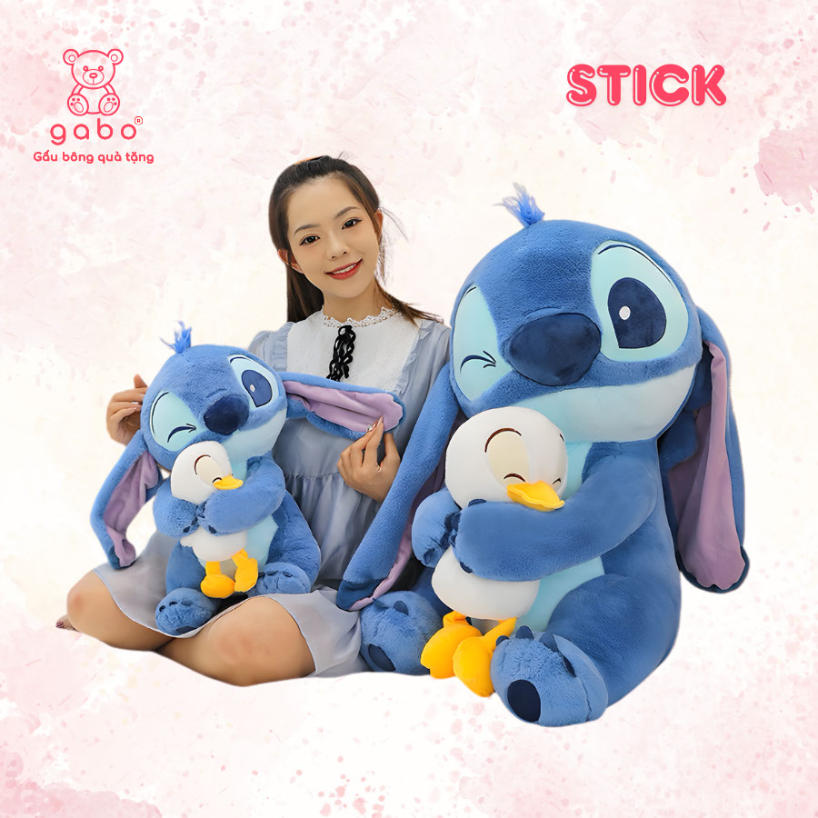 Gấu Bông Stick Ôm Vịt - Stick Nháy Mắt Đáng Yêu - Stick Cầm Vịt 12 Gấu Bông Stick Ôm Vịt - Stick Nháy Mắt Đáng Yêu - Stick Cầm Vịt