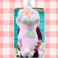 Gấu Bông Thỏ Hoa, gối ôm Thỏ Nằm Mông Bự 1 Gấu Bông Thỏ Hoa, gối ôm Thỏ Nằm Mông Bự