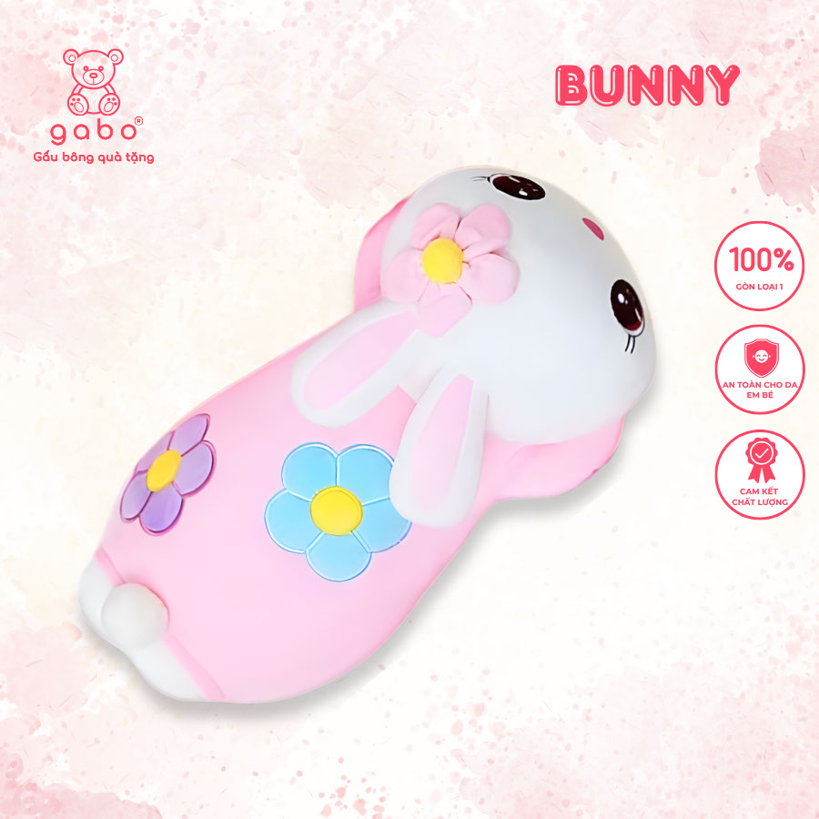 Gấu Bông Thỏ Hoa, gối ôm Thỏ Nằm Mông Bự