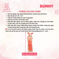 Gấu Bông Thỏ Má Phính - Gối Ôm Heo Má Phính