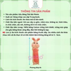 Gấu Bông Thỏ Má Phính - Gối Ôm Heo Má Phính 7 Gấu Bông Thỏ Má Phính - Gối Ôm Heo Má Phính