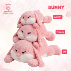 Gấu Bông Thỏ Mặt Quạo, Thỏ Hung Hăng Siu Đáng Yêu