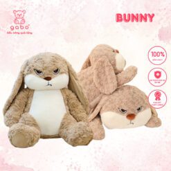 Gấu Bông Thỏ Mặt Quạo, Thỏ Hung Hăng Siu Đáng Yêu