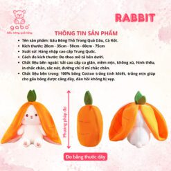 Gấu Bông Thỏ Trong Quả Dâu & Củ Cà Rốt