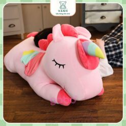 Gấu Bông Ngựa Unicorn kì lân 1 Sừng 3 Gấu bông ngựa unicorn