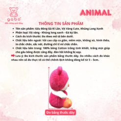 Gấu Bông Vịt Dâu Mặc Yếm Gấu Dâu - Vịt Cosplay Lotso