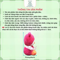 Gấu Bông Vịt Dâu Mặc Yếm Gấu Dâu - Vịt Cosplay Lotso