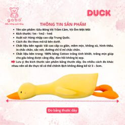 Gấu Bông VỊt Trầm Cảm - Gấu Bông Vịt Ôm Mệt Mỏi 1m6