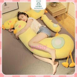 Gấu bông Vịt nhồi bông Gối Ôm Gà Vịt Size 1m2 7 Gấu bông Vịt nhồi bông Gối Ôm Gà Vịt Size 1m2