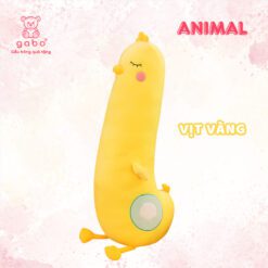 Gấu bông Vịt nhồi bông Gối Ôm Gà Vịt Khủng Long Xanh Size 1m2