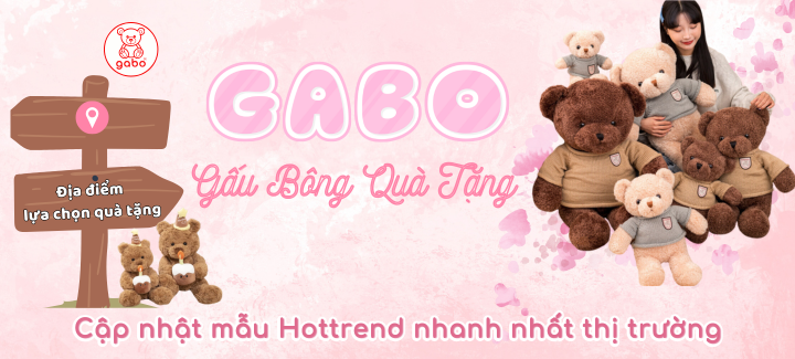 Gấu Bông Gabo – Món Quà Đặc Biệt Cho Ngày Sinh Nhật