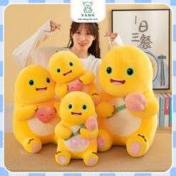 Gấu Bông Rồng Vàng Vô Tri - Rồng Sữa NaiLong Ôm Tim 1 Rồng Vàng Vô Tri - Rồng Sữa NaiLong Ôm Tim