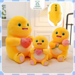 Gấu Bông Rồng Vàng Vô Tri - Rồng Sữa NaiLong Ôm Tim 7 Rồng Vàng Vô Tri - Rồng Sữa NaiLong Ôm Tim