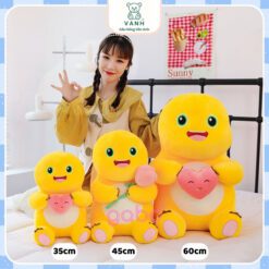 Gấu Bông Rồng Vàng Vô Tri - Rồng Sữa NaiLong Ôm Tim 4 Rồng Vàng Vô Tri - Rồng Sữa NaiLong Ôm Tim