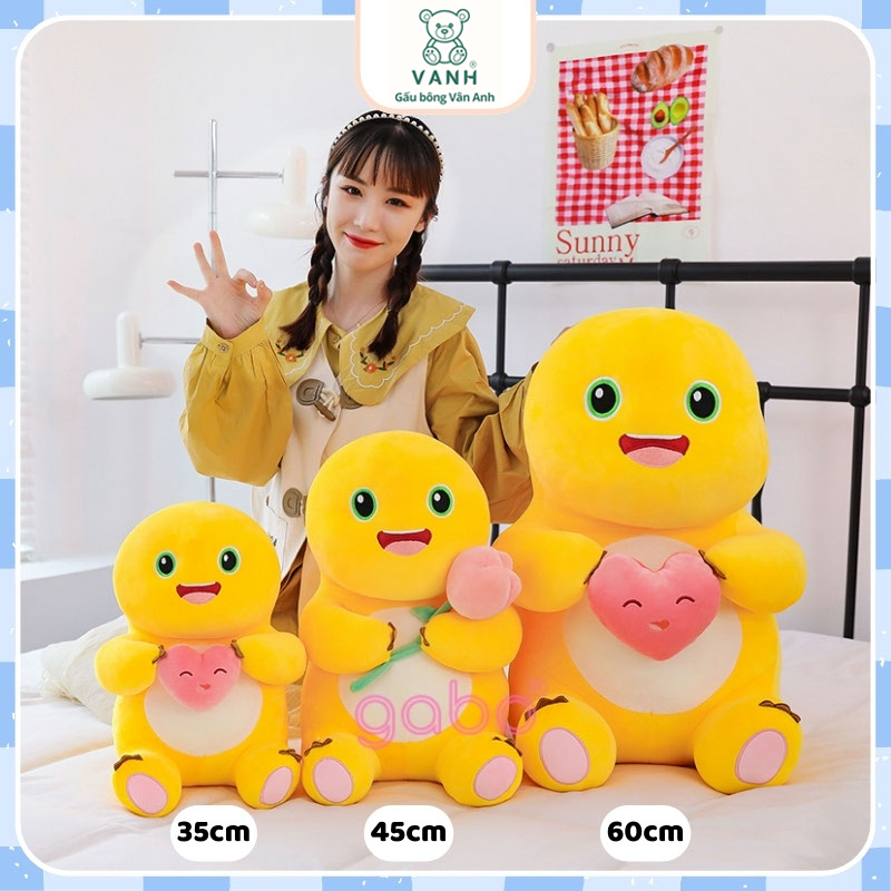 Gấu Bông Rồng Vàng Vô Tri - Rồng Sữa NaiLong Ôm Tim 11 Rồng Vàng Vô Tri - Rồng Sữa NaiLong Ôm Tim
