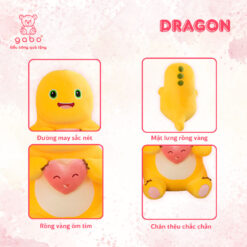 Gấu Bông Rồng Vàng Vô Tri - Rồng Sữa NaiLong Ôm Tim 5 Gấu Bông Rồng Vàng Vô Tri - Rồng Sữa NaiLong Ôm Tim