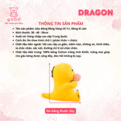 Gấu Bông Rồng Vàng Vô Tri - Rồng Sữa NaiLong Ôm Tim 7 Gấu Bông Rồng Vàng Vô Tri - Rồng Sữa NaiLong Ôm Tim