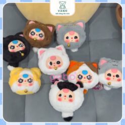 Bé Ba Mèo Thần Tài Lucky Cat Mini, BlindBox Thỏ Thị Trấn