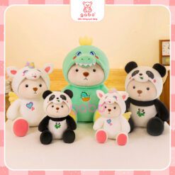 Gấu Bông Lena cosplay kì lân, Lena Rồng xanh, Lena Gấu trúc,