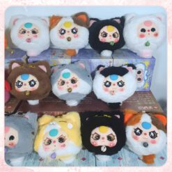 Bé Ba Mèo Thần Tài Lucky Cat Mini, BlindBox Thỏ Thị Trấn