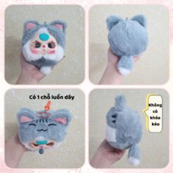 Bé Ba Mèo Thần Tài Lucky Cat Mini, BlindBox Thỏ Thị Trấn