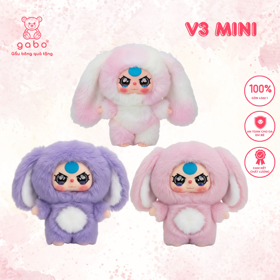 Blind Box Baby Three V3 Mini Hàng VN - Mắt Ngẫu Nhiên