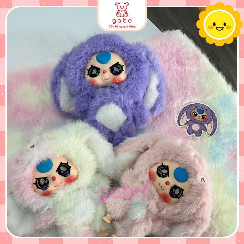 Xưởng sản xuất kinh doanh thú bông quà tặng Quảng Châu cao cấp Blind Box Baby Three V3 Mini Hàng VN - Mắt Ngẫu Nhiên