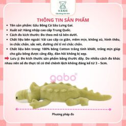 Gấu Bông Cá Sấu Lưng Gai Siêu To Khổng Lồ Có Khoá Kéo 7 Gấu Bông Cá Sấu Lưng Gai Siêu To Khổng Lồ Có Khoá Kéo
