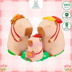 Gấu Bông Capybara Balo Khoai Tây, Capybara Đồ Ăn Nhanh