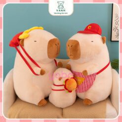 Gấu Bông Capybara Balo Khoai Tây, Capybara Đồ Ăn Nhanh