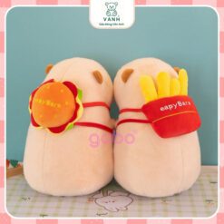 Gấu Bông Capybara Balo Khoai Tây, Capybara Đồ Ăn Nhanh