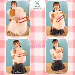 Gấu Bông Capybara Balo Khoai Tây, Capybara Đồ Ăn Nhanh