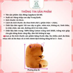 Gấu Bông Capybara Gõ Mõ, Capybara Thầy Chùa Đường Tăng