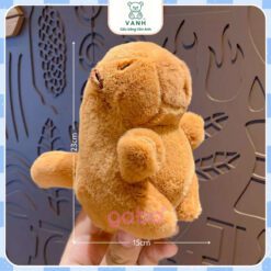 Gấu Nhồi Bông Capybara Xoay Đuôi - Chuột Lang Xanh Xoay Đuôi