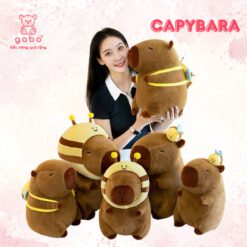 Gấu Bông Capybara Rút Ong, Chuột Mũ Ong, Capybara Ong