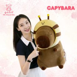 Gấu Bông Capybara Rút Ong, Chuột Mũ Ong, Capybara Ong