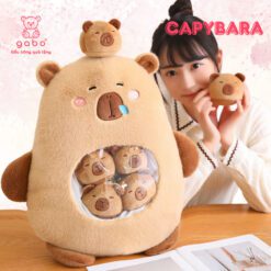 Gấu Bông Capybara Nhỏ Trong Gói Snack Capybara 45cm