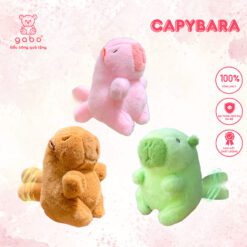 Gấu Nhồi Bông Capybara Xoay Đuôi - Chuột Lang Xanh Xoay Đuôi